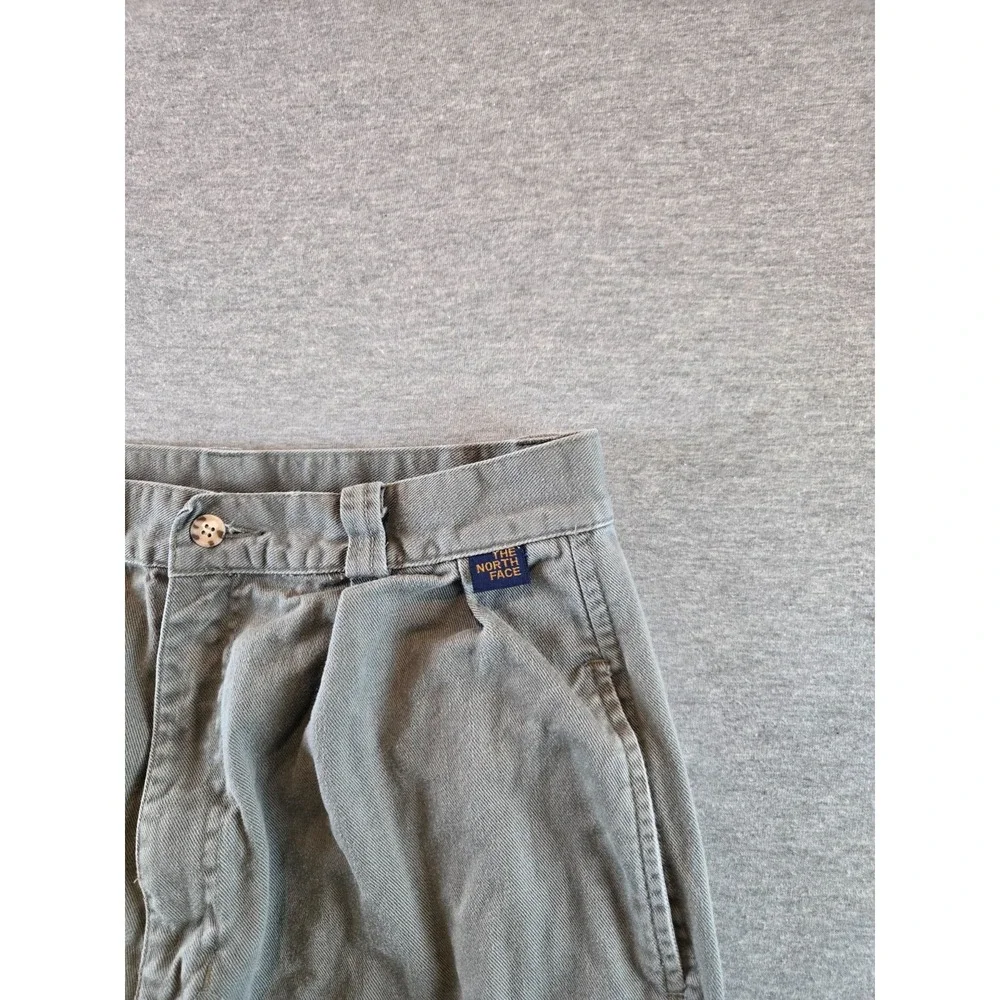 Vintage The North Face Chino Pants Mens 30 Gray Straight Leg Gorpcore Casual 90s